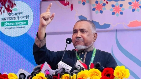 কোনো কালো দাগ নিয়ে বিতর্কিত নির্বাচনে যাবে না জামায়াত: নায়েবে আমীর তাহের