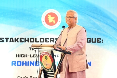  রাখাইনে রোহিঙ্গা নিপীড়ন বন্ধে জোরালো বৈশ্বিক ভূমিকার আহ্বান প্রধান উপদেষ্টার