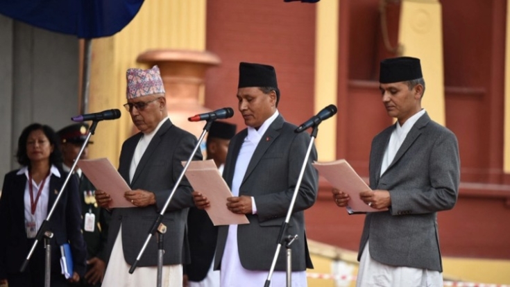 নেপালে তিন নতুন মন্ত্রীর শপথ গ্রহণ 