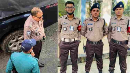 নতুন পোশাকে পুলিশ